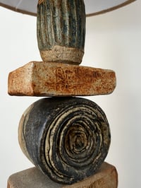Image 3 of Bernard Rooke Ceramic Table Totem Lamp