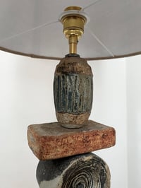 Image 2 of Bernard Rooke Ceramic Table Totem Lamp