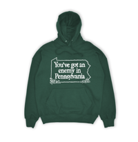 Image 3 of Enemy in PA Hoodie (Green)