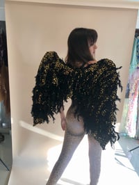 Image 5 of Crystal Mesh Fallen Angel Bodysuit and Wings