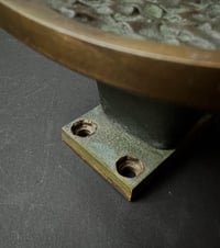 Image 5 of Lateral Bronze Push-Pull Handle with Abstract Pattern European 20th Century