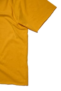 Image 3 of Endorphin Maize & Blue Mirror Puffer “Pump Cover” Cropped Tee