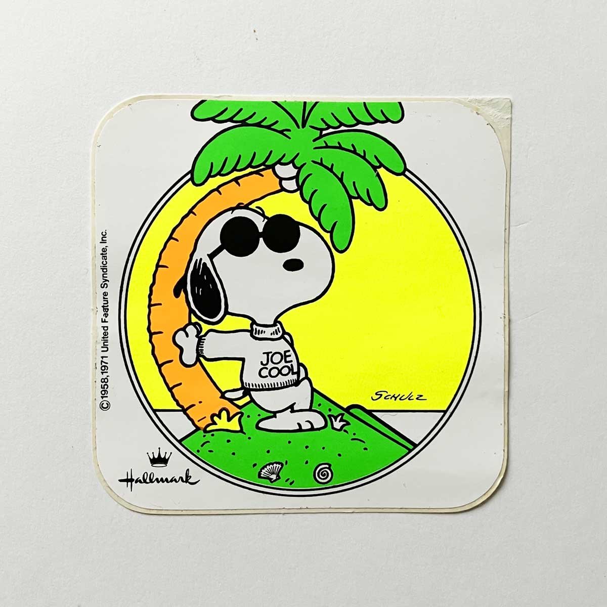 Image of Grand sticker Snoopy fluo - Joe cool