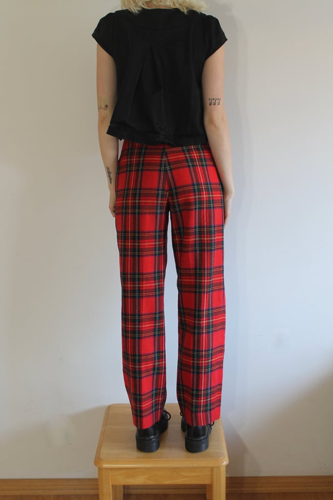 Y2K Plaid Pant