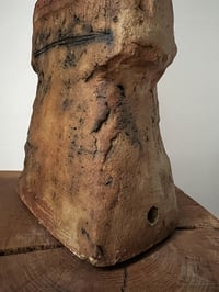 Image 7 of Two Studio Ceramic Lamps in Natural Tones by Bernard Rooke England
