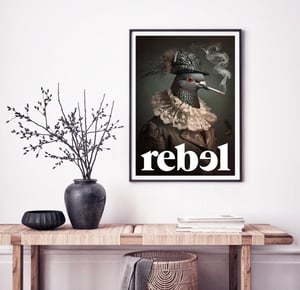 Image of Pigeon Portrait - Rebel