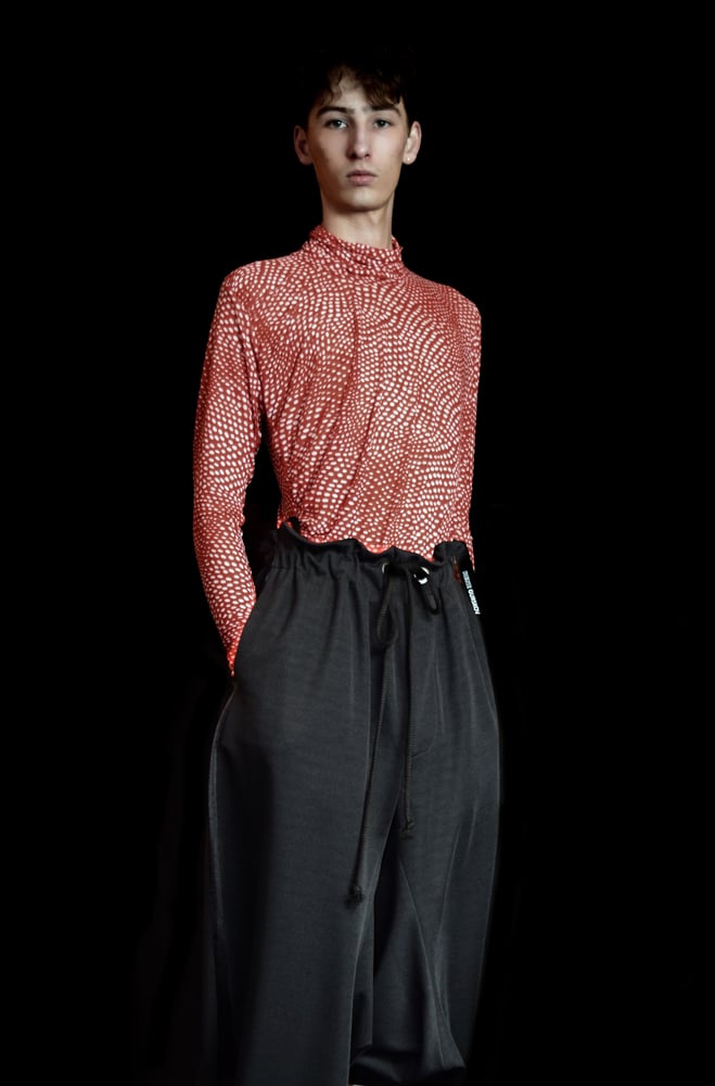 Image of MENS COUTURE 24 - Draped roll neck