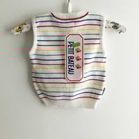 Image 2 of Pull rayé 12/18 mois Petit Bateau