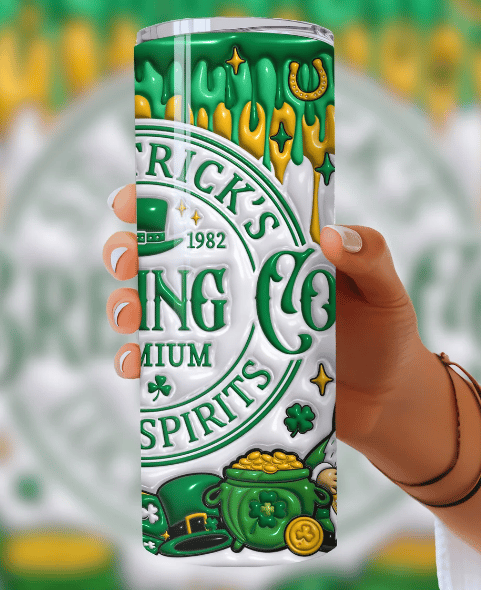 3D St Patrick's Day  20oz Tumbler