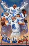 Detroit Lions Official NFC Championship Round Playoff Poster