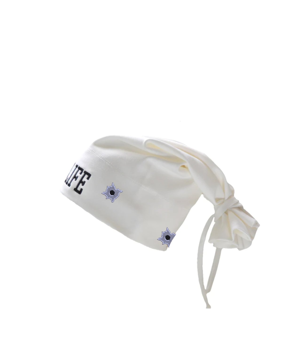 Image of WHITE THUG LIFE BEANIE