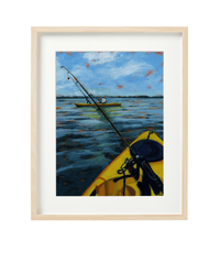 Image 4 of Fishing on the Indian River-Fine Art Print