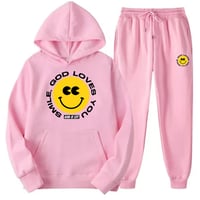 Smile Sweatsuit (Pink)