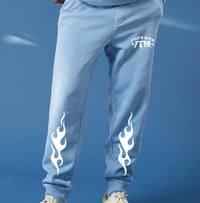 Image 2 of Faith Over Fear Sweatsuit (Light Blue)