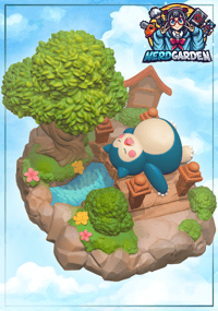 Chibi Sleeping Snorlax