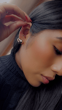 Image 2 of Bold Heart Earrings 