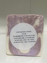 Image 3 of Peppermint Swirl Bar Soap
