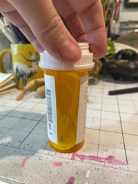 Image 4 of Bunny Bottle: Color Your Own Stickers!