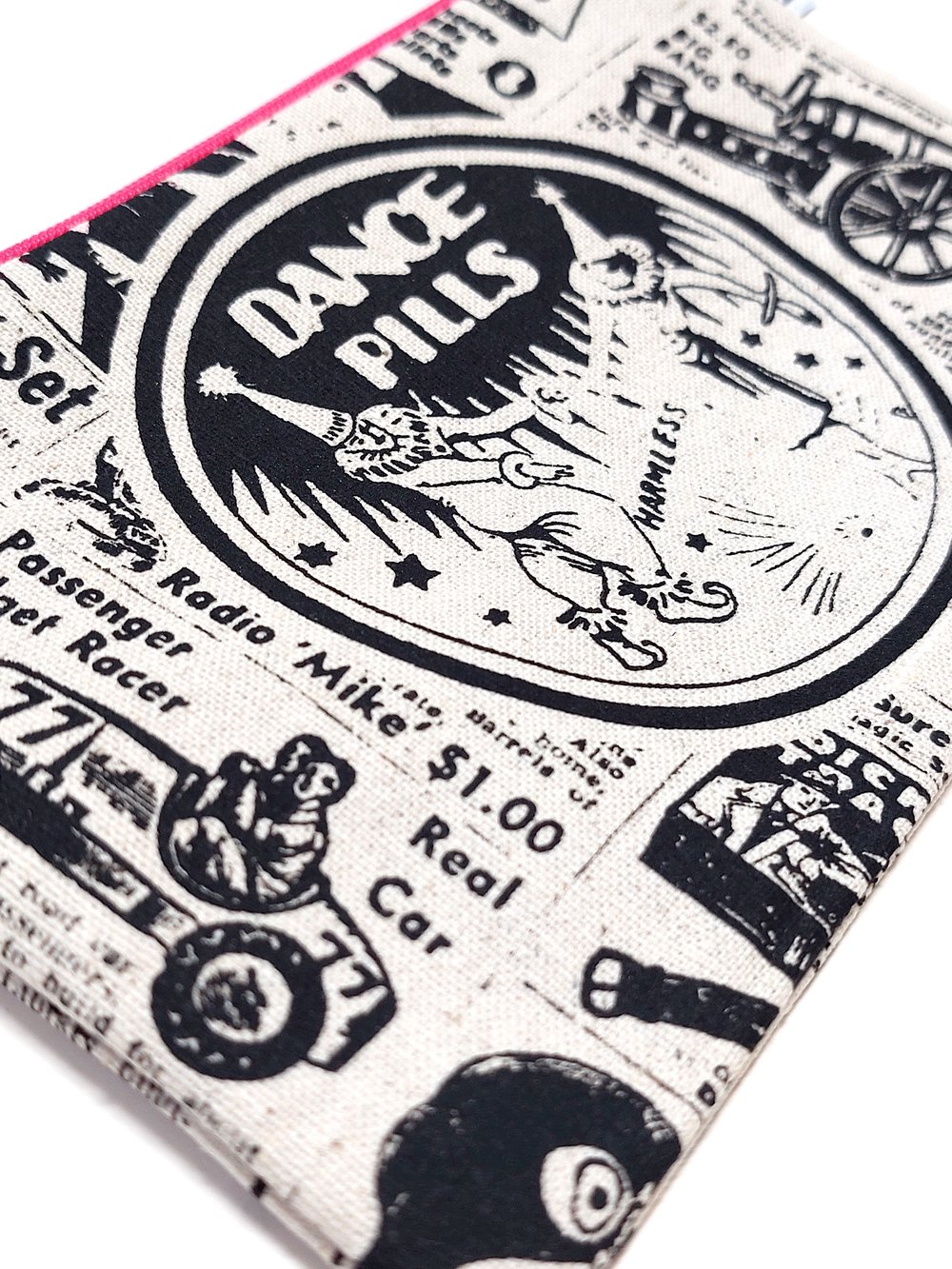 Image of Dance Pills Bag printed on HEMP