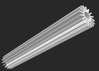 Image 2 of Digital Download: Cylindrical Pin Stripe .stl files for printing on 3D resin printers!