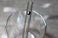 Image 5 of Crescent Moon Glass Drinking Straw
