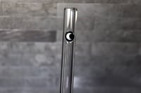 Image 1 of Crescent Moon Glass Drinking Straw