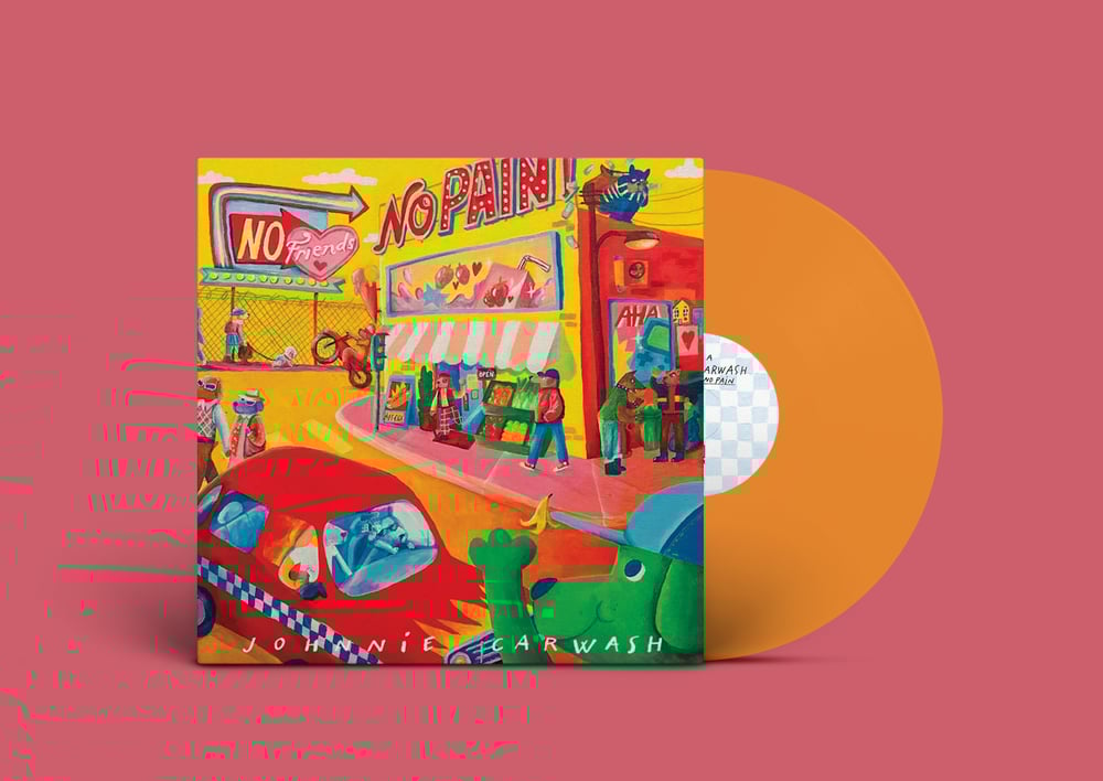 Image of JOHNNIE CARWASH - NO FRIENDS NO PAIN (LP/CD)