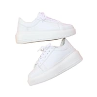 Image 1 of MENS WHITE FLEX TRAINERS