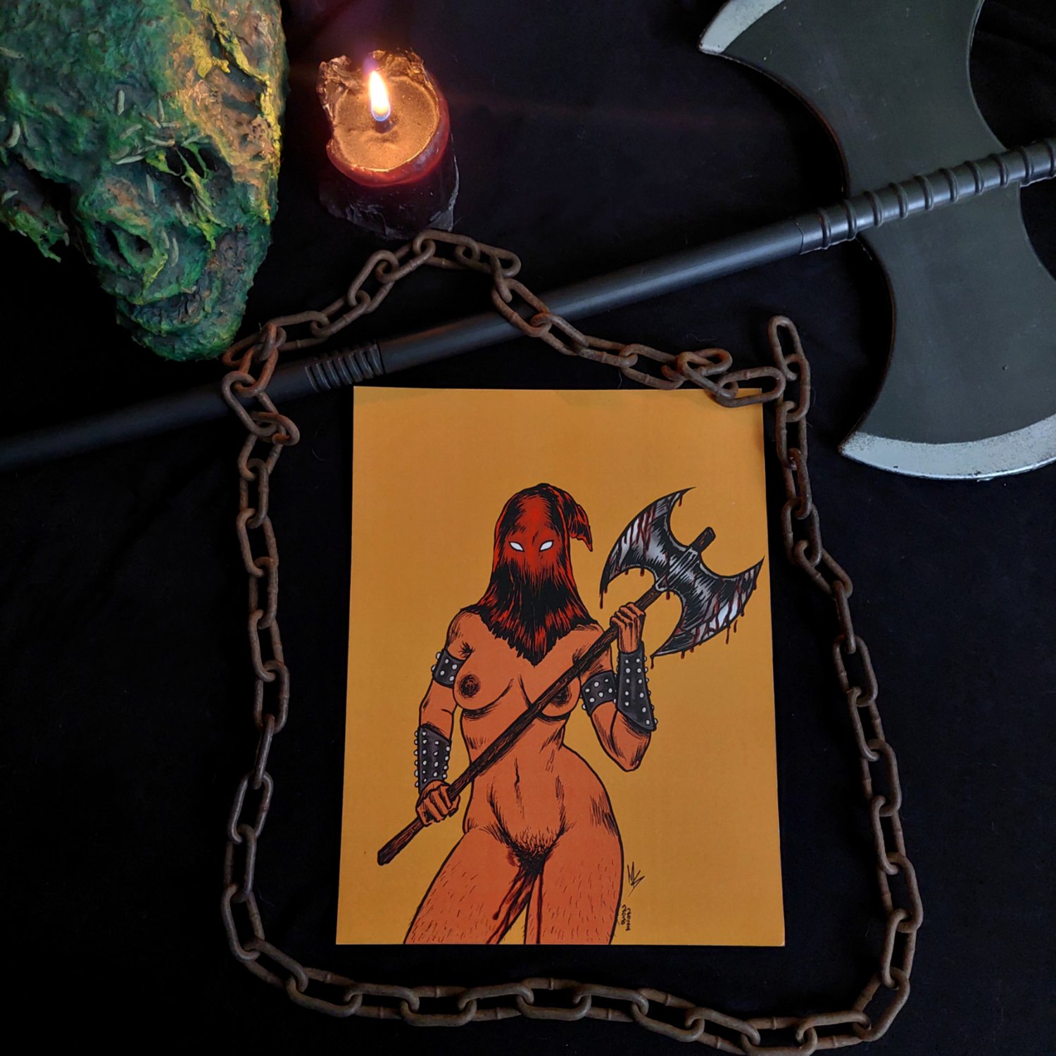 "The Executioner" Mini Print