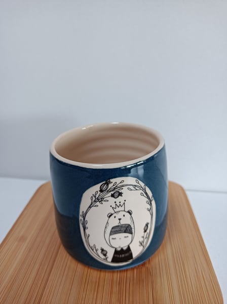 Image of Petite tasse ours couronne 