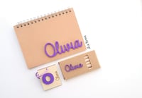 Image 4 of Pack Olivia ( libreta + pinturas + cuelgamochilas)