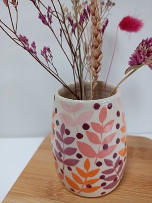 Image of Petit vase feuilles 