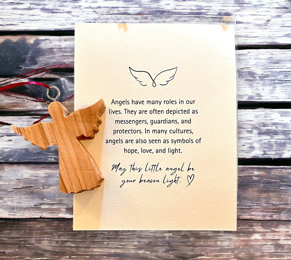Image of Wooden Angel Comfort Gift