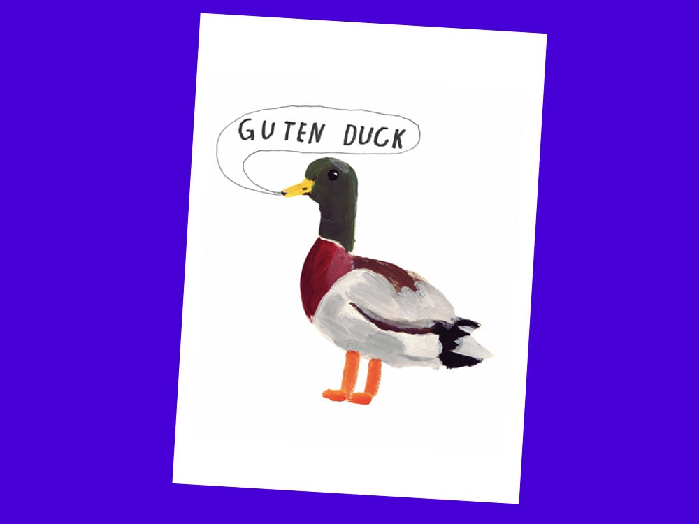 Image of POSTKARTE Guten Duck