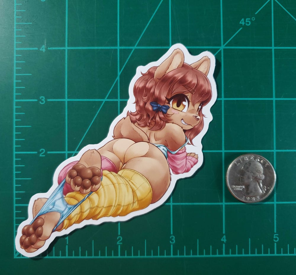 Comfy Bear - Vinyl Sticker