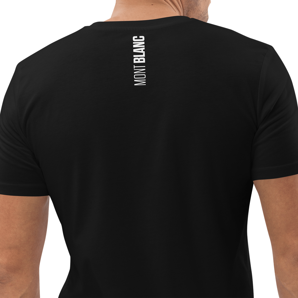 Monte Bianco PULSE T-shirt in Cotone Organico Unisex Nero