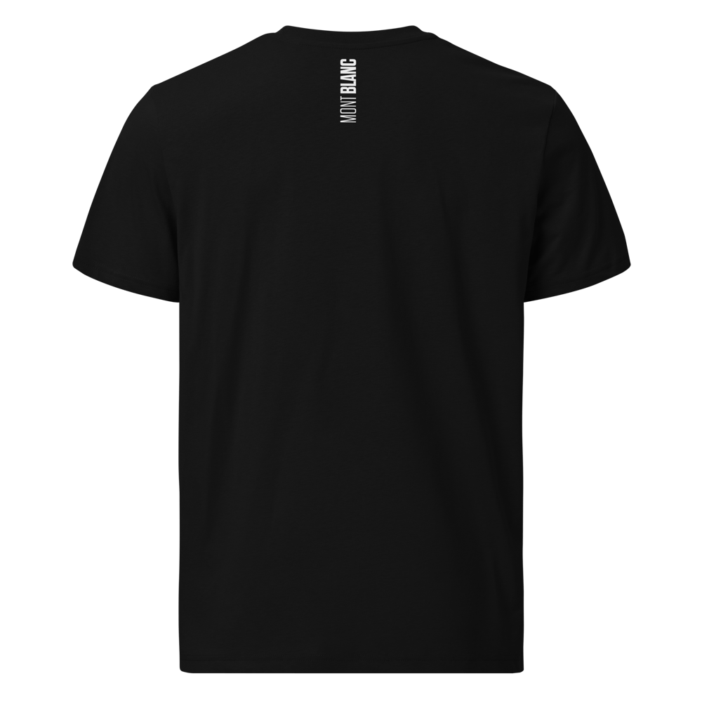 Monte Bianco PULSE T-shirt in Cotone Organico Unisex Nero
