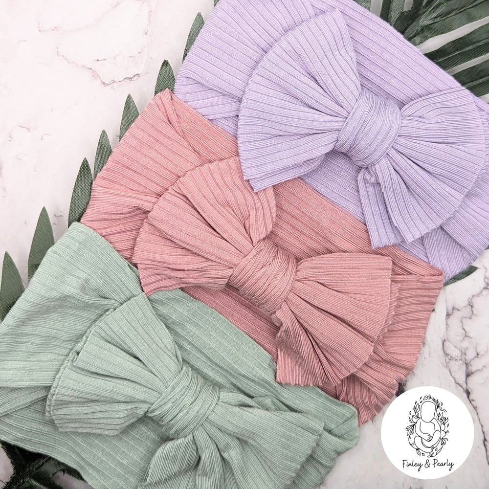 HEADBAND: Ribbed