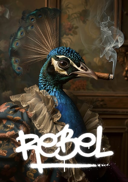 Image of Peacock Rebel Portrait 