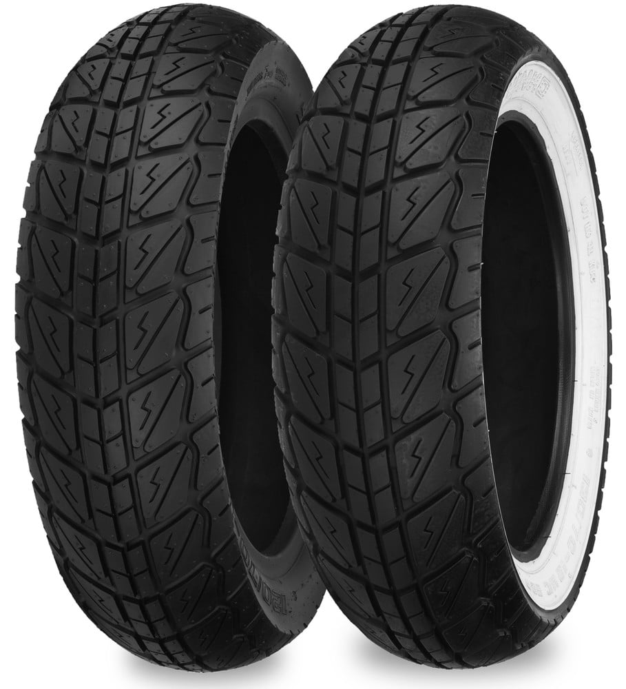 Honda NAVi 110 White Wall Tire Set 