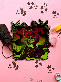 Alastor Radio Demon Form Vinyl Sticker | Hazbin Hotel