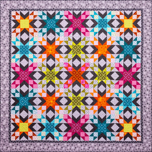 Sparkling Stars Stitchy Quilt Kit - Fabric & Pattern