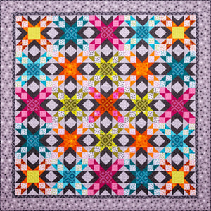 Sparkling Stars Stitchy Quilt Kit - Fabric & Pattern