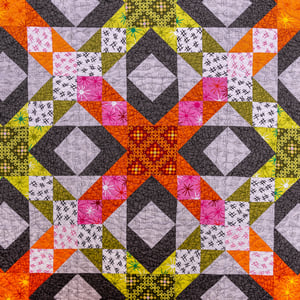 Sparkling Stars Stitchy Quilt Kit - Fabric & Pattern