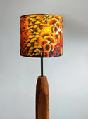 'Mushrooms and Fungi' Drum Lampshade by Lily Greenwood (20cm, Table Lamp or Ceiling)