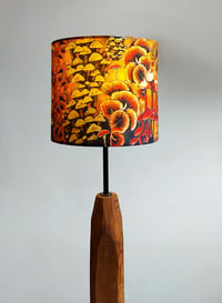 Image 3 of 'Mushrooms and Fungi' Drum Lampshade by Lily Greenwood (20cm, Table Lamp or Ceiling)