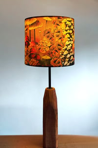 Image 4 of 'Mushrooms and Fungi' Drum Lampshade by Lily Greenwood (20cm, Table Lamp or Ceiling)