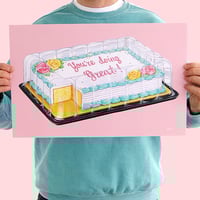 Image 1 of Grocery store sheet cake 11x17  print