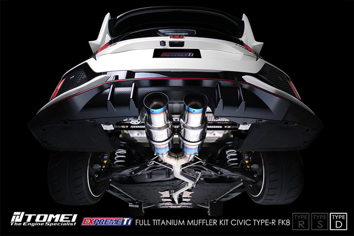 TOMEI EXPREME-TI TITANIUM EXHAUST: CIVIC TYPE R FK8 (TYPE-D STYLE)