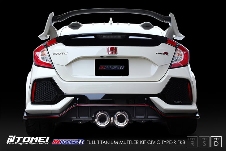 TOMEI EXPREME-TI TITANIUM EXHAUST: CIVIC TYPE R FK8 (TYPE-D STYLE)